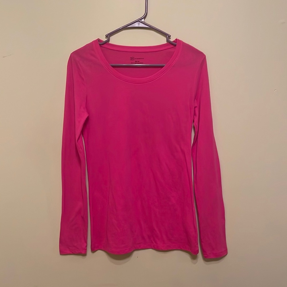 Pink Long Sleeve Women Top. Size Medium (7-9)